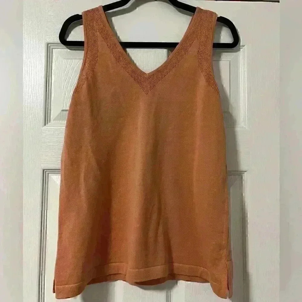 Anne Klein V-Neck Tank Top